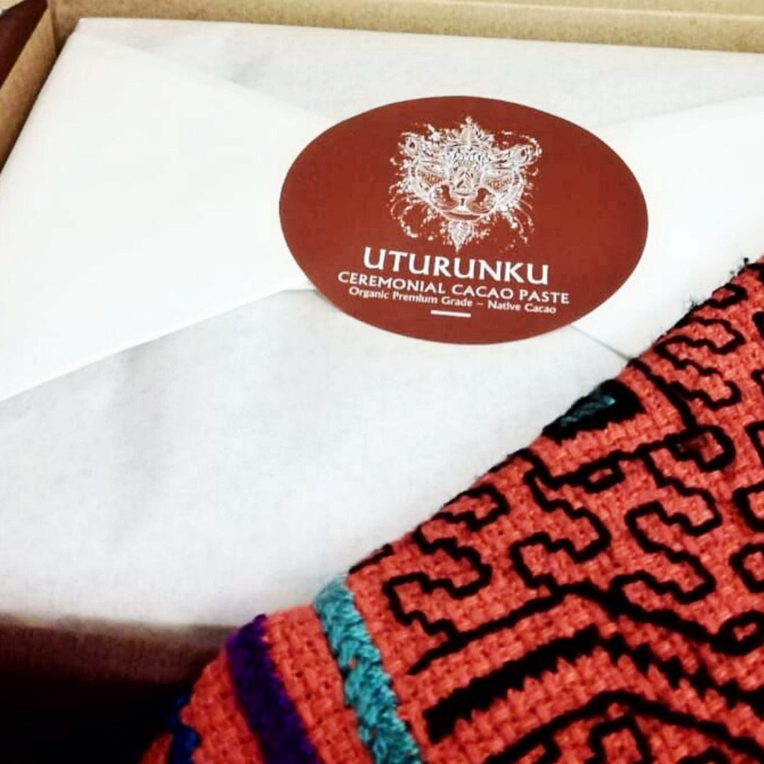 Uturunku (Jaguar) Ceremonial Cacao Paste Block - 500g