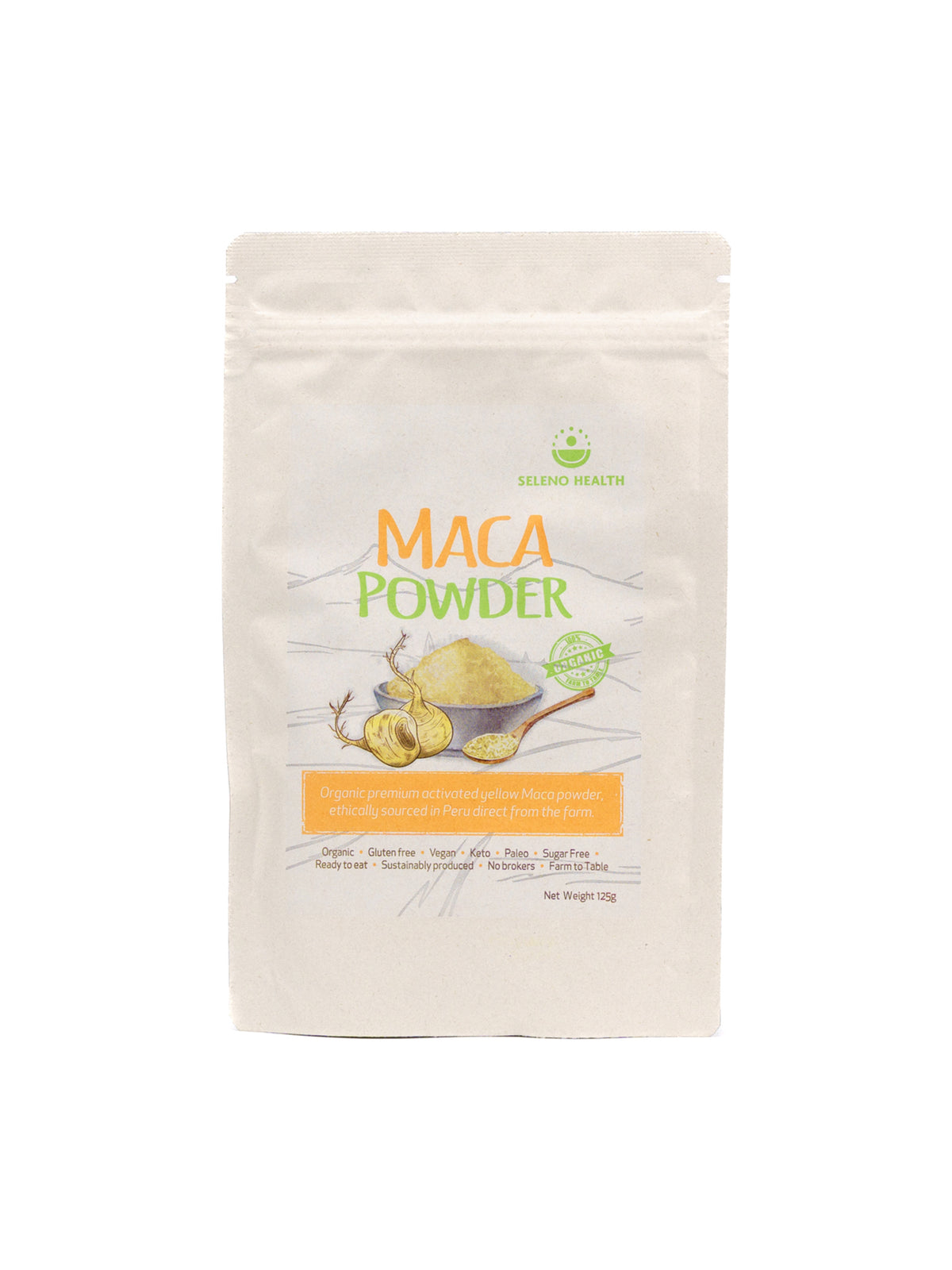 Organic Activated Yellow Maca Powder - 2kg/5kg