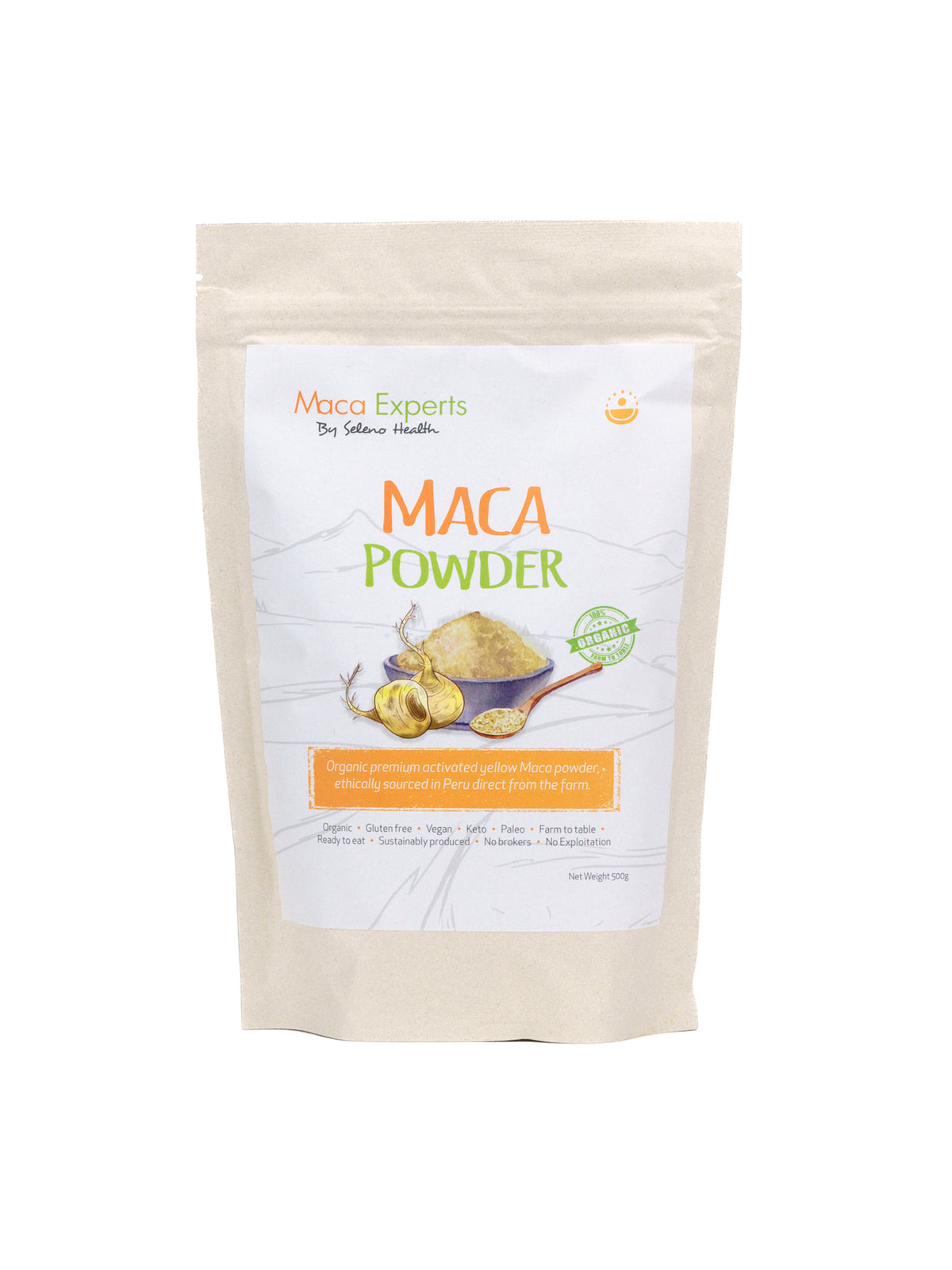 Organic Activated Yellow Maca Powder - 2kg/5kg