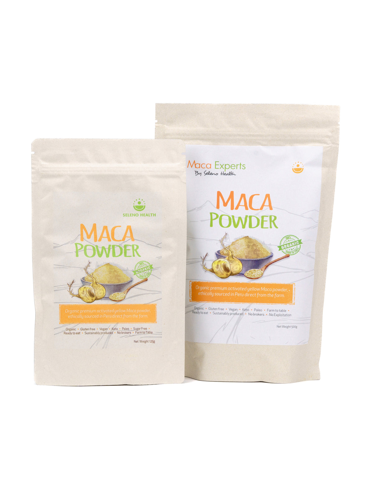 Organic Activated Yellow Maca Powder - 2kg/5kg