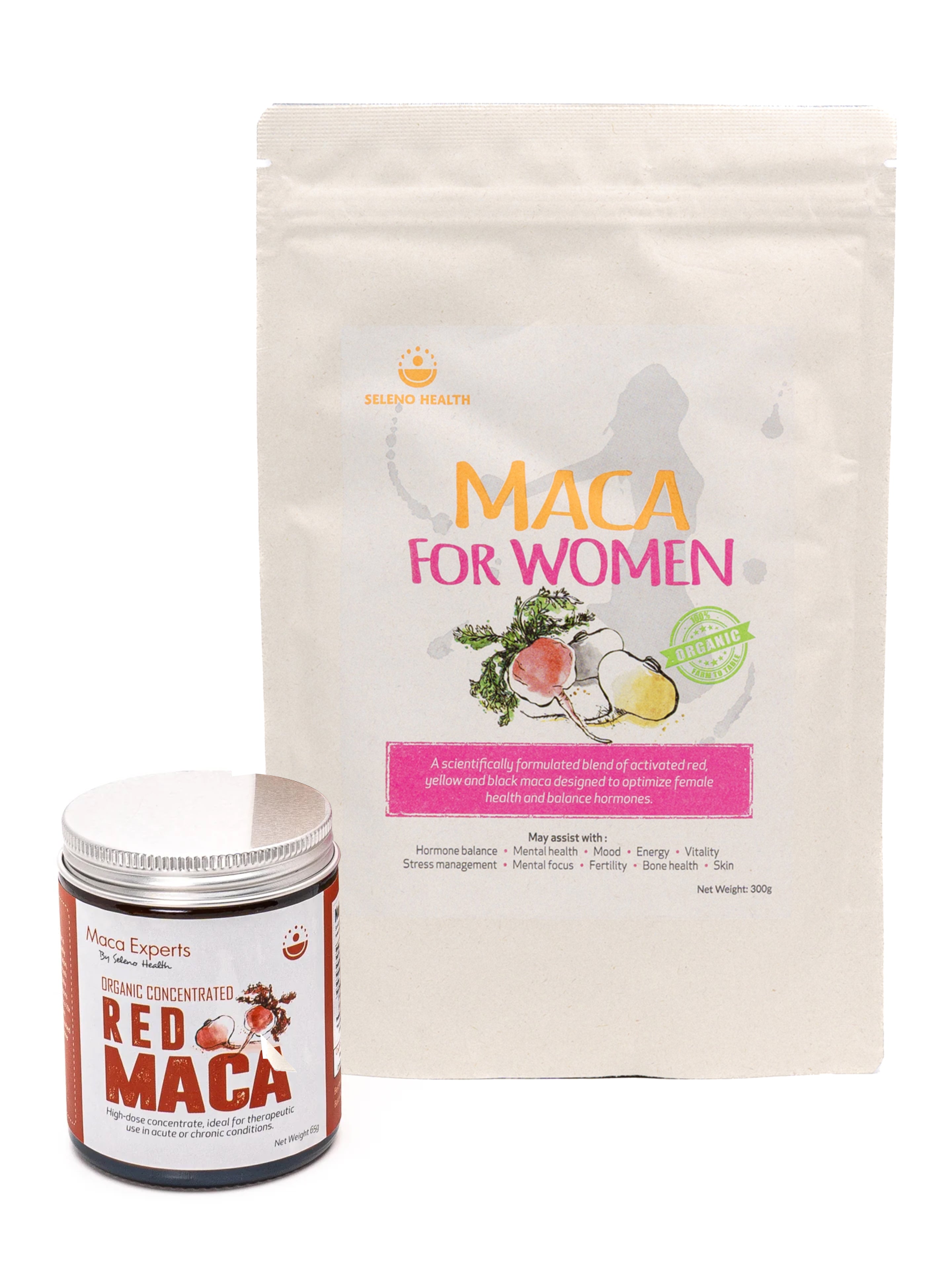 Maca hormonal harmoniser and desire pack for Women