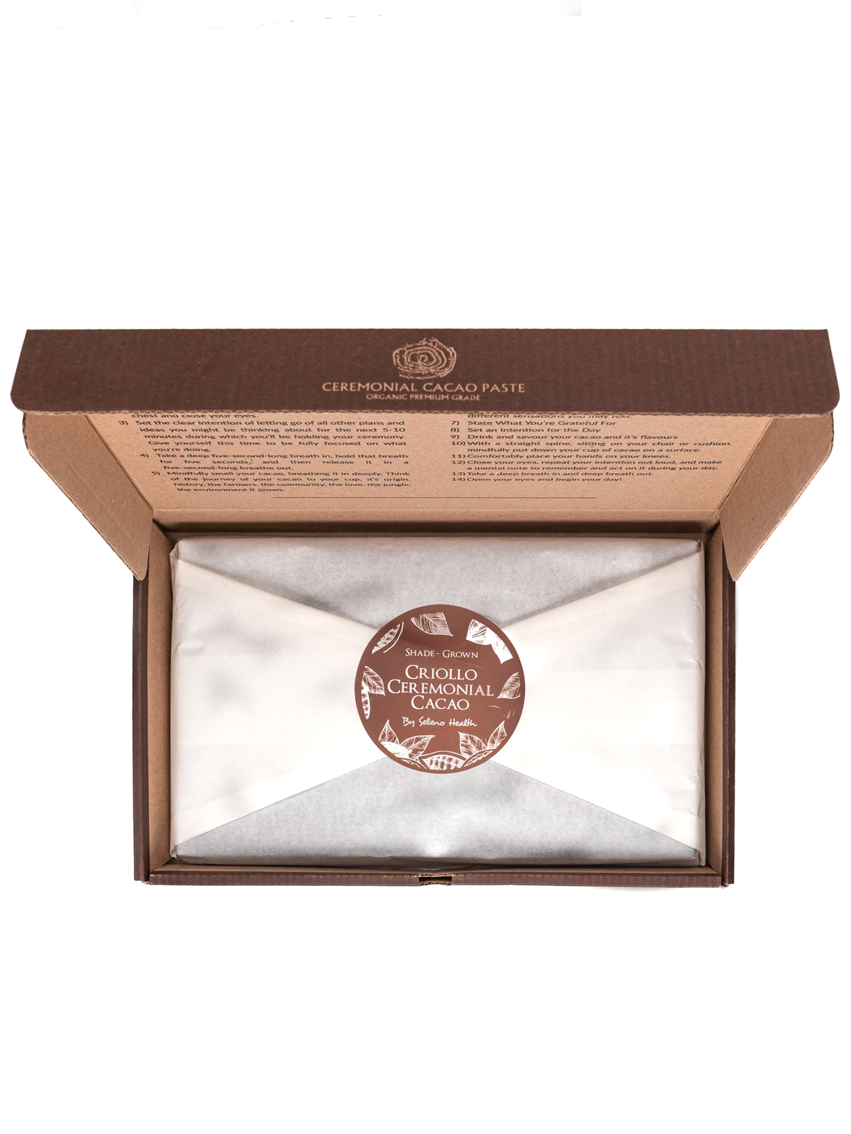 Amaru (Snake) Organic Ceremonial Cacao Paste Block - 1kg