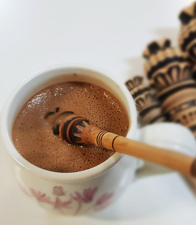 ceremonial cacao whisk molinillo